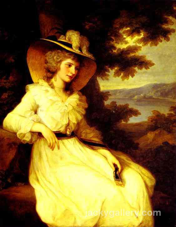 Lady Elizabeth Foster, Angelica Kauffman painting